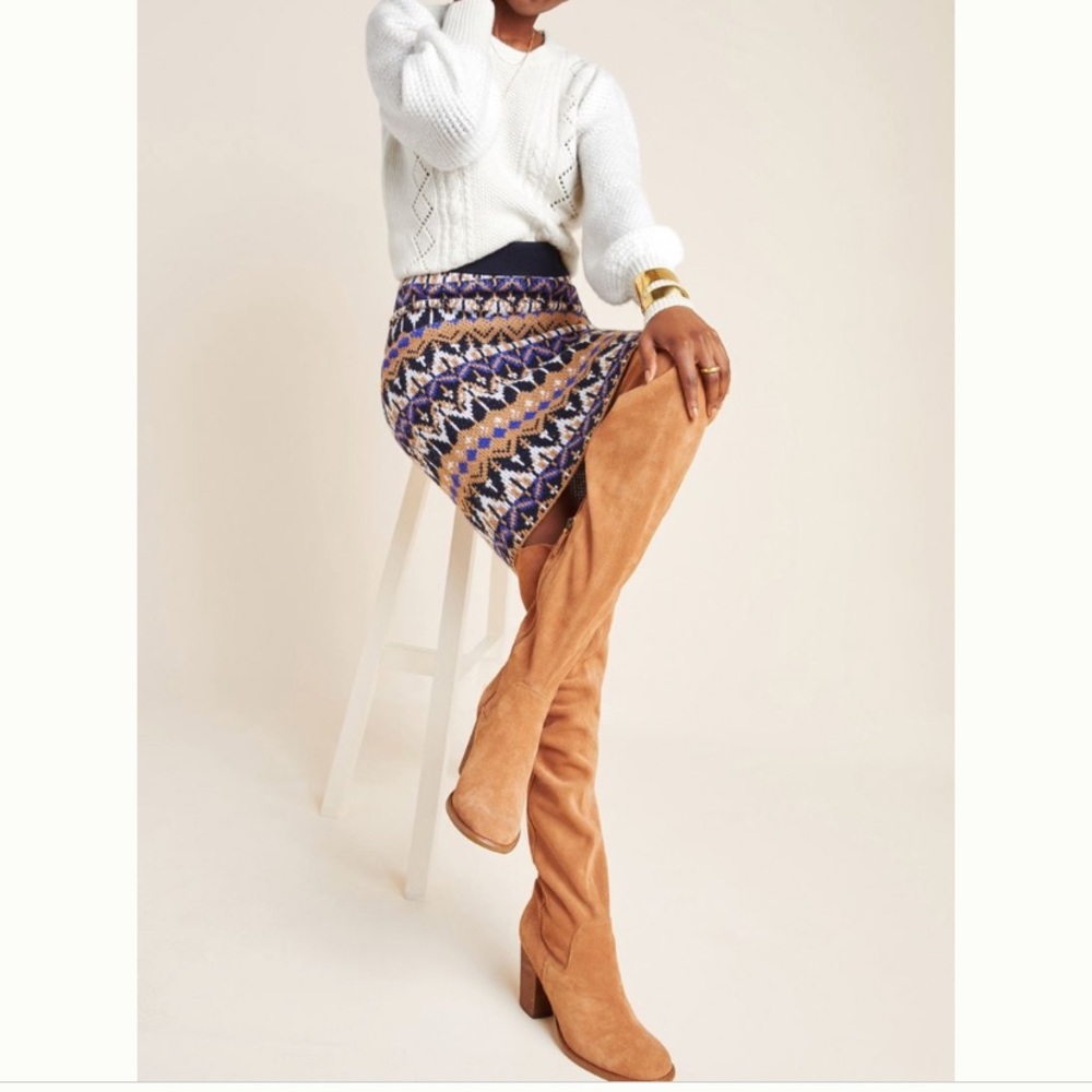 Anthropologie Saoirse Sweater Midi Skirt S